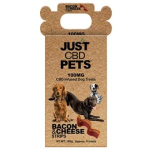 Dog Treats Bacon & Cheese 150g 100mg