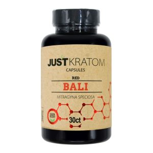 Kratom Capsules: Red Bali 30ct